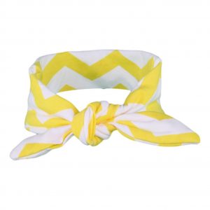 Yellow & White Chevvy baby/Toddler Hair Wrap