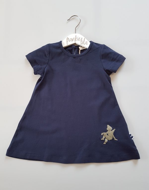 Navy Angel Wing Dress (front)
