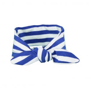 Blue & White Stripey Baby/Toddler Hair Wrap