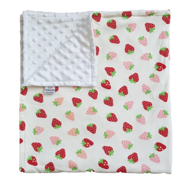 Strawberry explosion baby blanket
