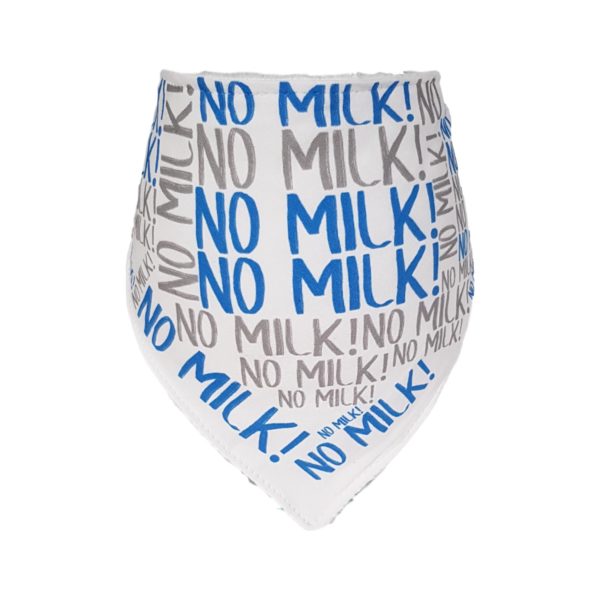 Blue No Milk Bandana Bib